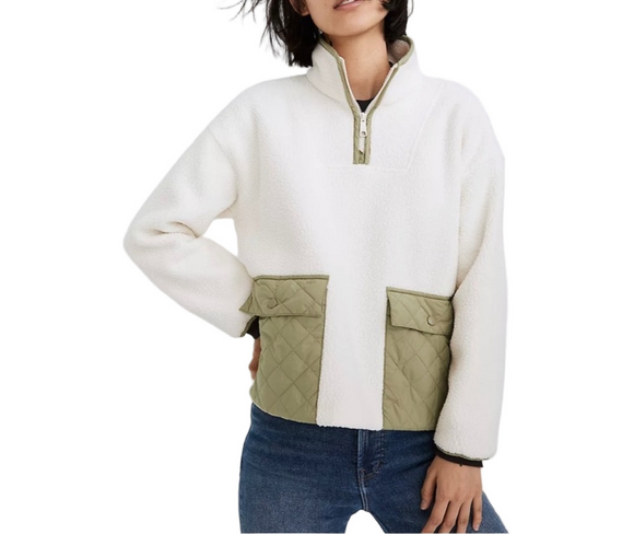 Madewell Sweaters - Madewell Oversized Fleece Sweatshirt Size XS